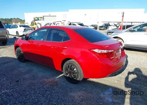 2017 Toyota Corolla Le z USA, uszkodzony, nr VIN 2T1BURHE2HC807204
